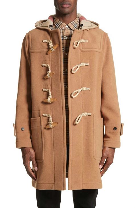 burberry toggle coat|Burberry duffle coat men's.